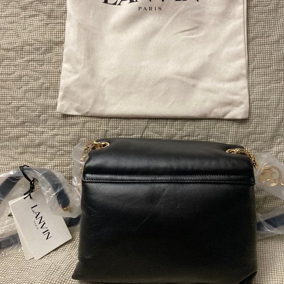 LANVIN: Small Sugar Shoulder Bag – Black - Picture 9 of 15